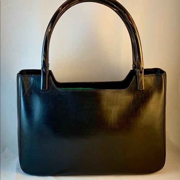 PRADA Black Leather Bag - Picture 1 of 8